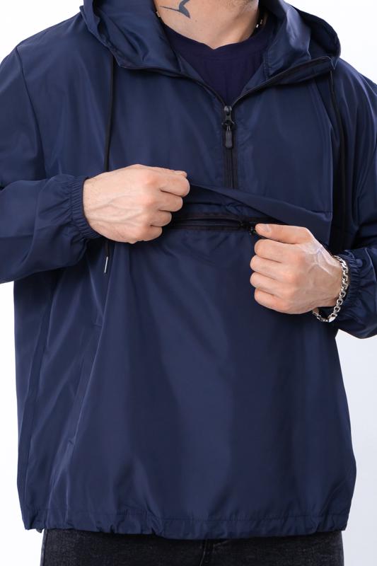 Анорак чоловічий демісезонний Носи Своє 3XL Синій (15263) - фото 4 Анорак чоловічий демісезонний Носи Своє 3XL Синій (15263) - фото 4