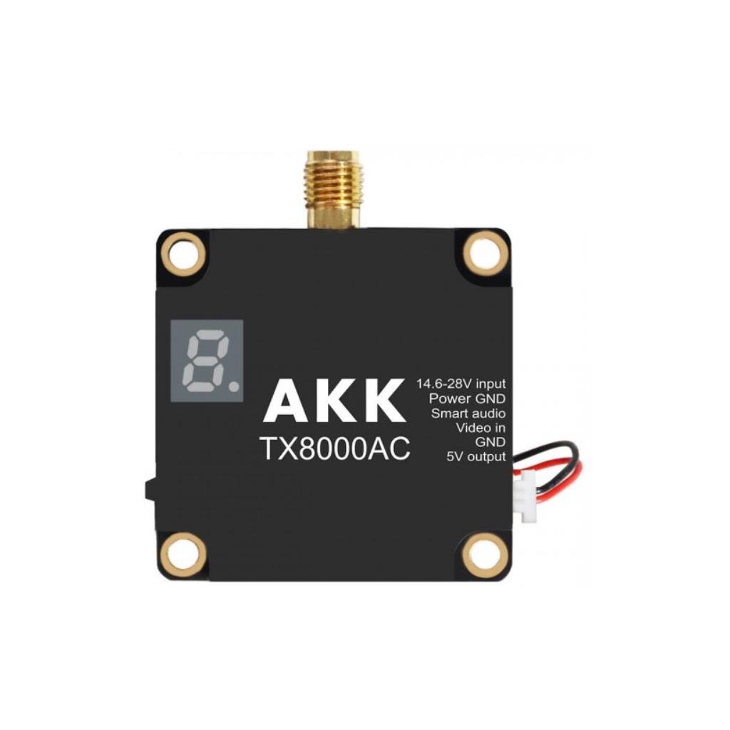 Видеопередатчик VTX AKK Ultra Long Range 8W 4.9G-6G 96CH (TX8000AC)