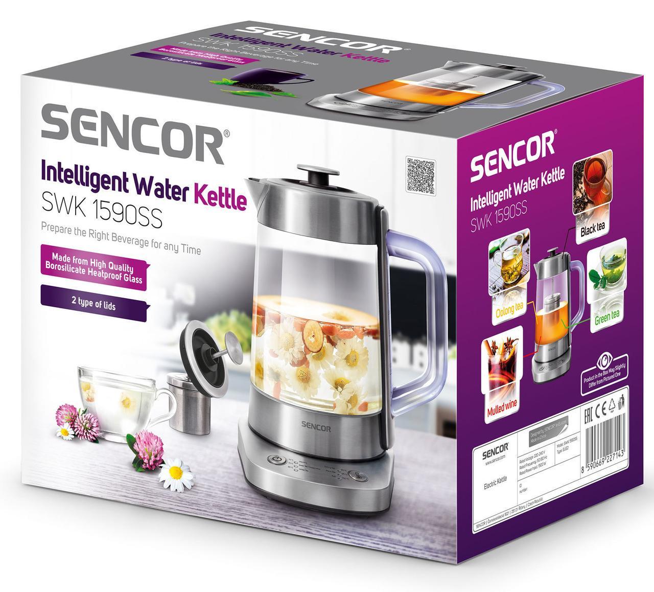 Електрочайник Sencor SWK 1590SS (227359) - фото 4 Електрочайник Sencor SWK 1590SS (227359) - фото 4