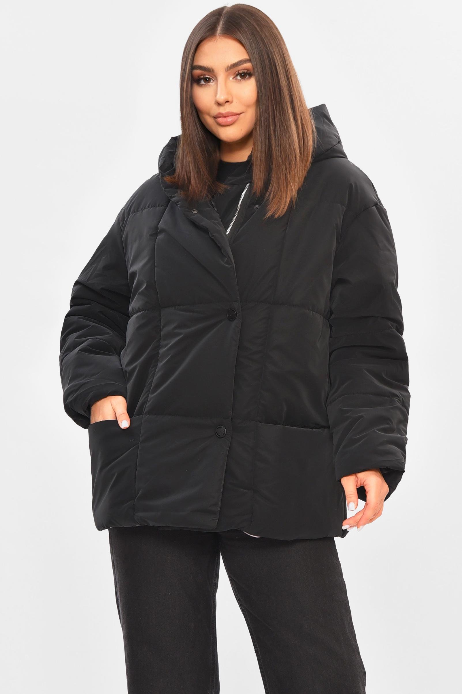 Куртка жіноча демісезонна M Чорний (205483)