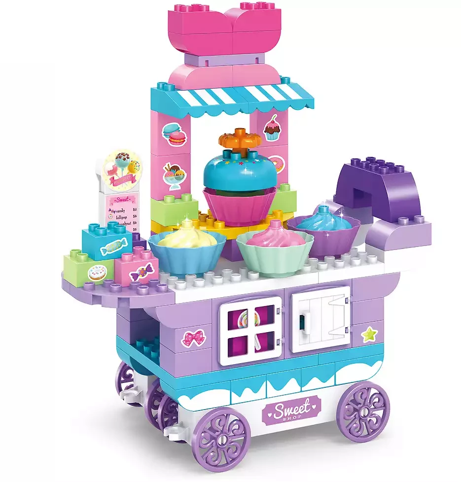 Конструктор JDLT 5341 Кафе на колесах/кондитерская 92 дет. (2758383806)