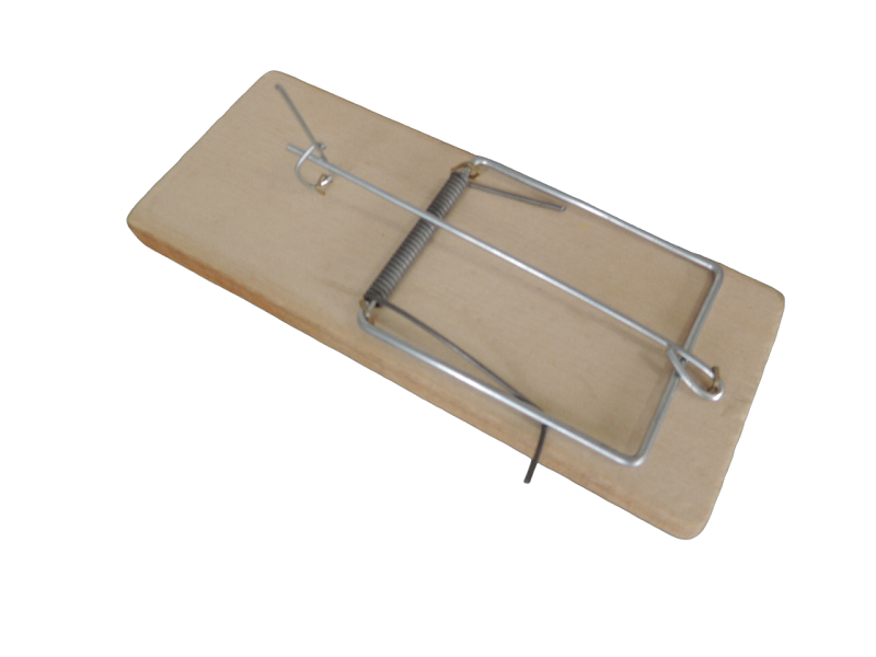 Мишоловка крисоловка дерев'яна 17x7 см 1 шт. (23565811)