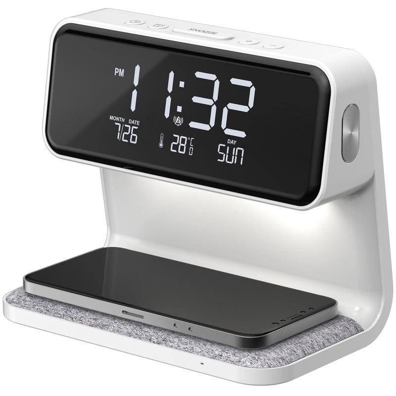 Годинник розумний Gelius Pro Smart Bedside Clock/Wireless Charging GP-SBC-022