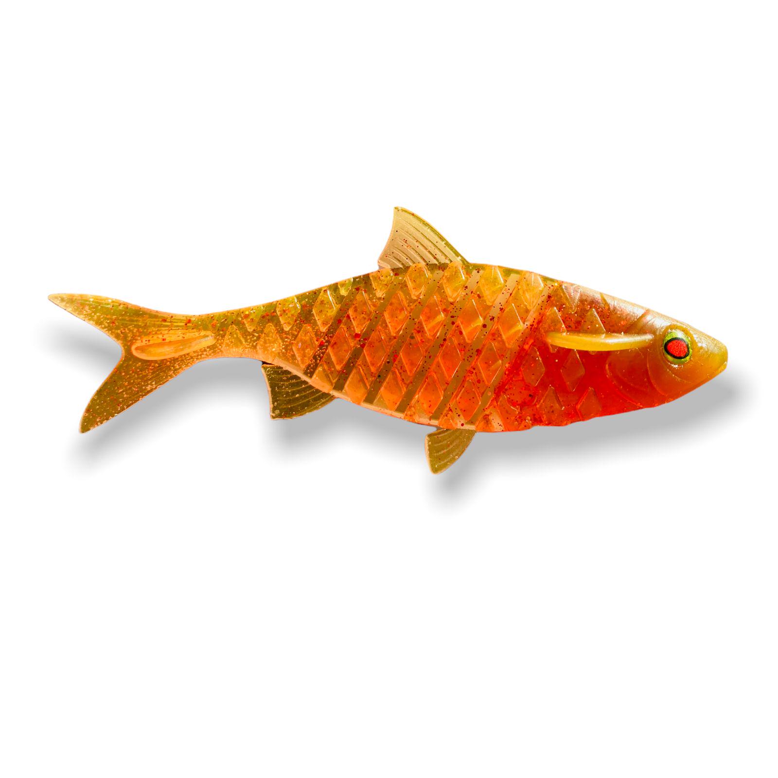 Приманки Big Baits Chebak 3D речная серия 4,0" 2 шт. # 103 Fire Carrot (2406103) - фото 5