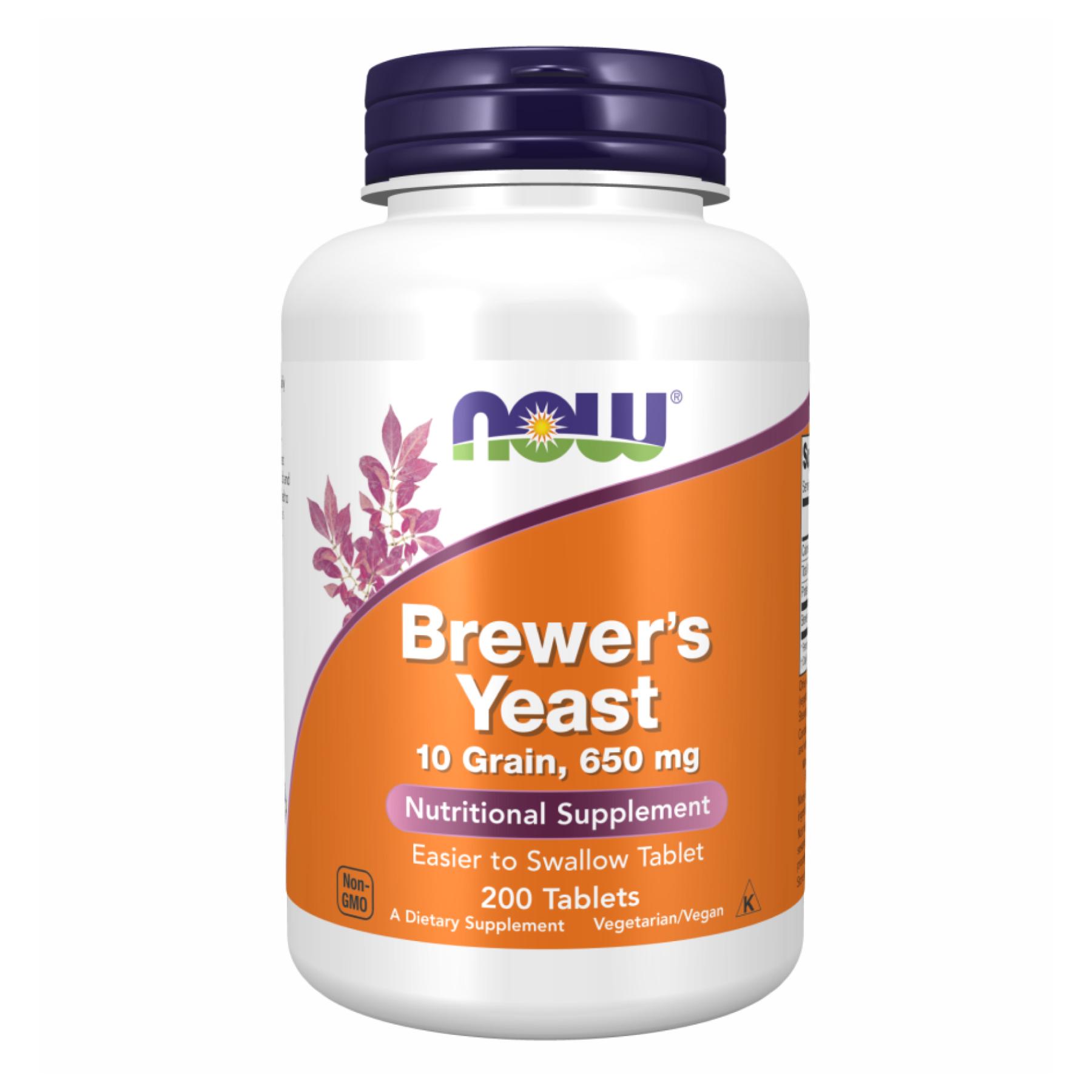 Натуральная добавка Brewers Yeast 10 grain 650 mg 200 tabs (2022-10-1392)