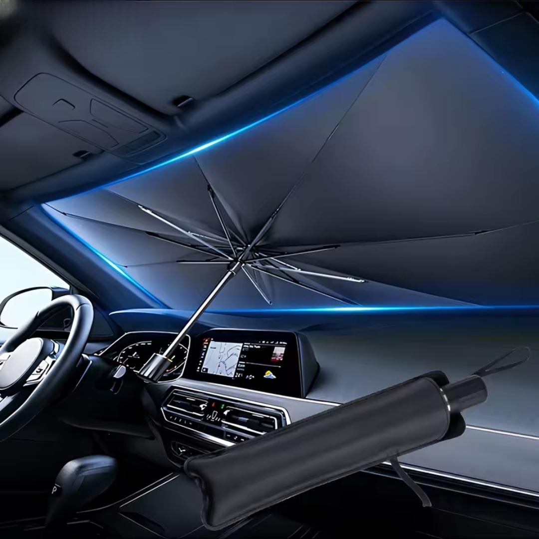 Шторка-парасолька Сонцезахисна на лобове скло авто 133x75 см (7016) - фото 4 Шторка-парасолька Сонцезахисна на лобове скло авто 133x75 см (7016) - фото 4