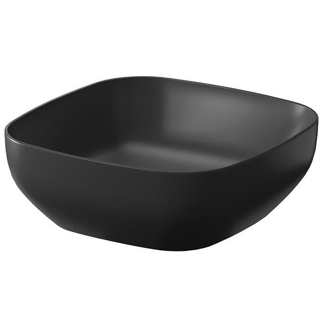 Умывальник накладной Cersanit Larga K677-012 380x380x135 мм Черный (214729)