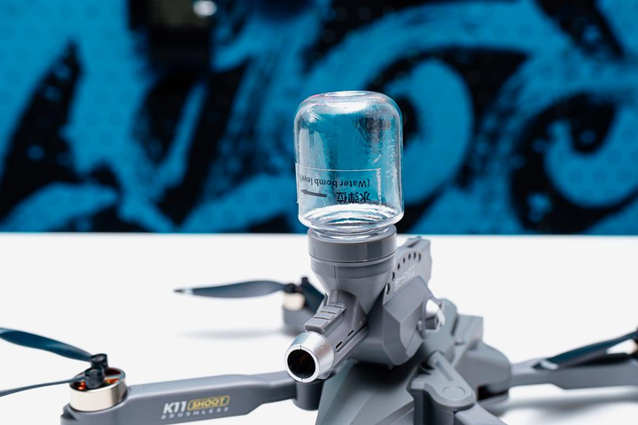 Радиоуправляемый дрон детский K11 с HD камерой и орбизами для стрельбы Серый (22585924) - фото 2 Радиоуправляемый дрон детский K11 с HD камерой и орбизами для стрельбы Серый (22585924) - фото 2