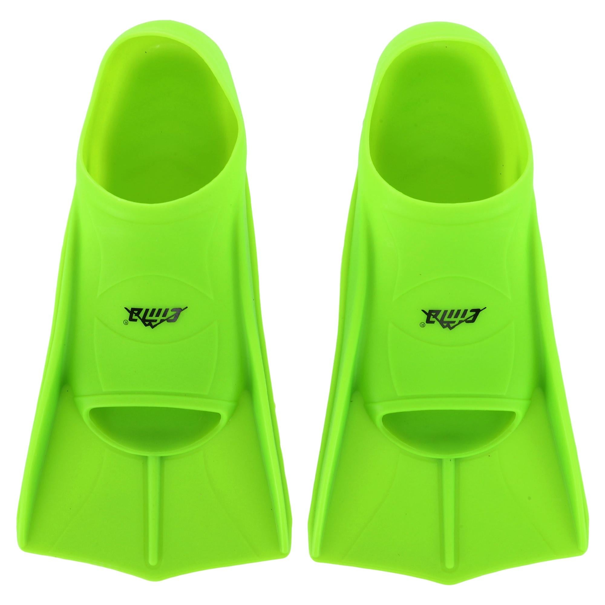 Ласты тренировочные с закрытой пяткой CIMA PL-7035 S р. 33-35 Салатовый (29654926)