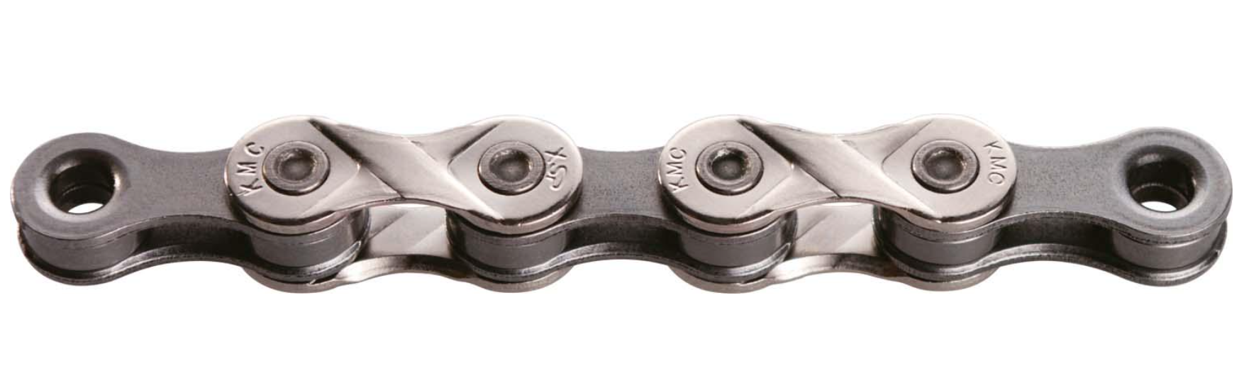 Цепь на велосипед KMC X8 8 скоростей 1/2х3/32 114 с замком Silver/Gray (BX08NG114) - фото 2