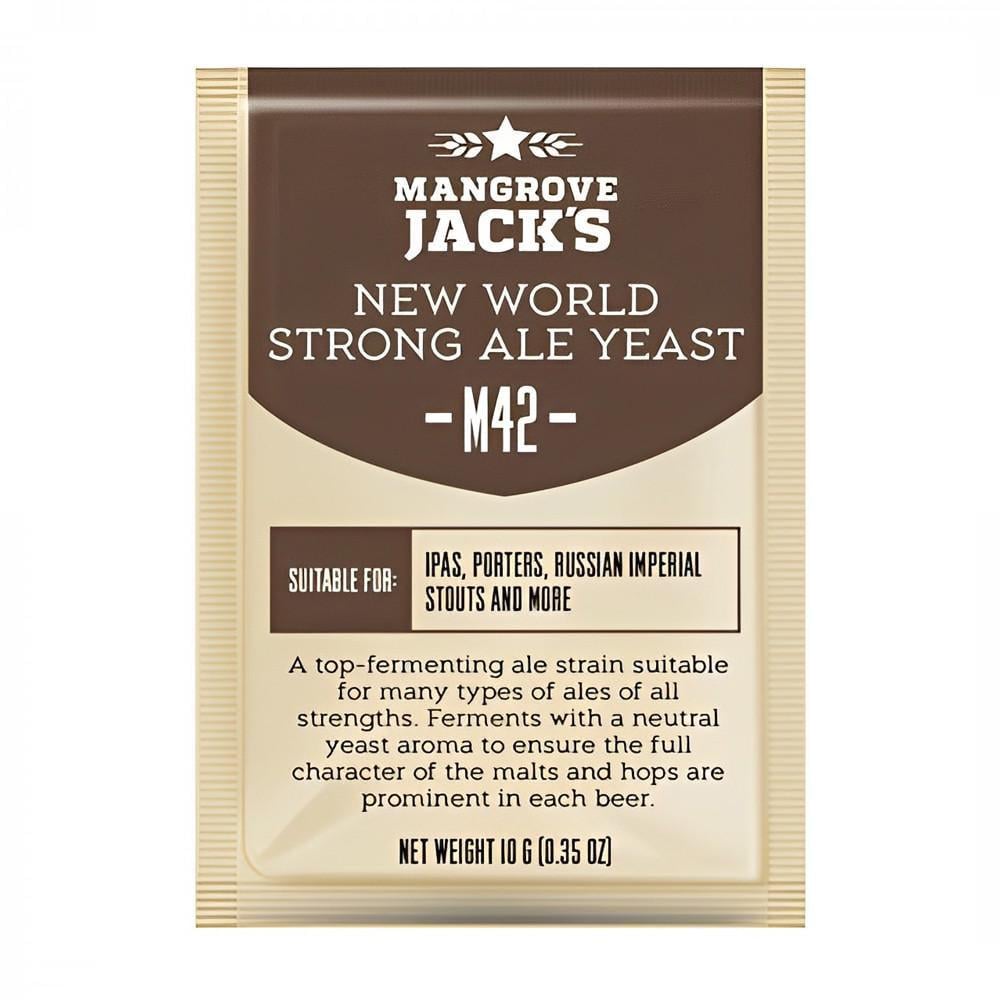 Дрожжи пивные Mangrove Jack's CS Yeast M42 New World Strong Ale 10 г (1263)