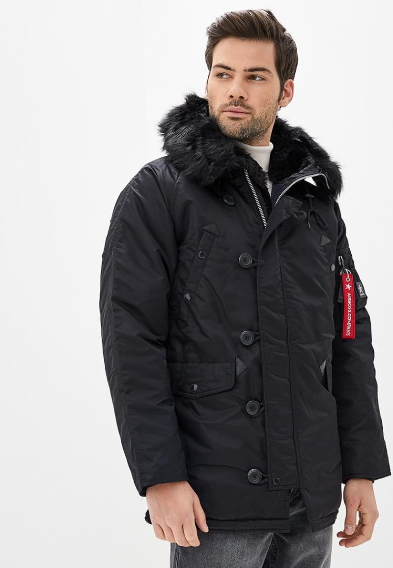 Куртка-парка зимова Airboss Winter Parka Чорний (28660)