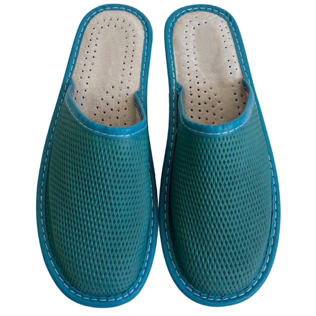 Женские комнатные тапочки р. 39 Голубой (2595561906)