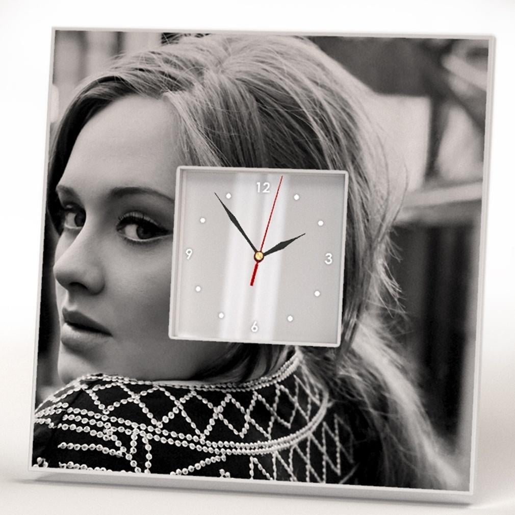 Годинник настінний Співачка Adele 260x260 мм (C00807)