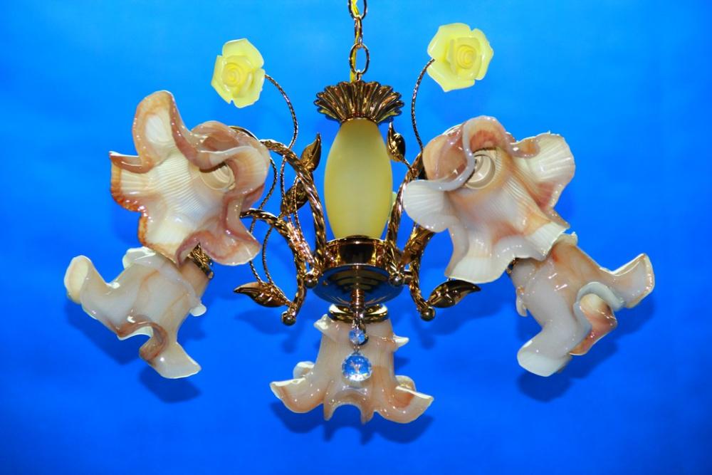 Люстра с плафонами Ray L71115/5 Коричневый (IR005793)