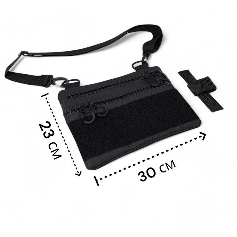 Сумка-кобура 6805 натуральная кожа Black (tf6805) - фото 19 Сумка-кобура 6805 натуральная кожа Black (tf6805) - фото 19