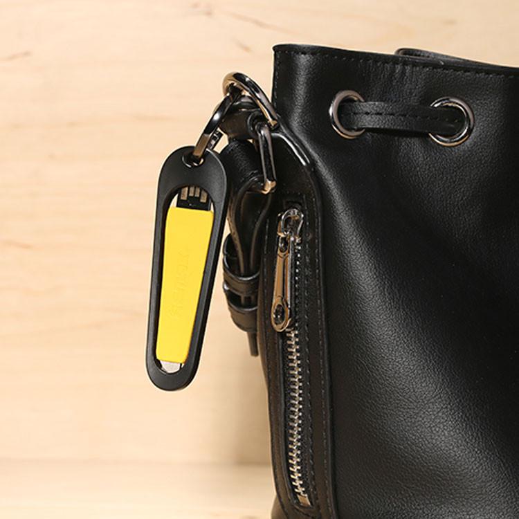 Кабель Remax RC-024i USB Lightning Portable 7 см Жовтий (2000700000810) - фото 2