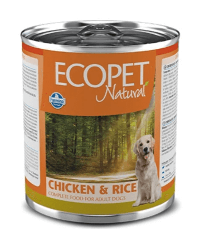 Корм влажный Farmina Ecopet Natural Dog Chicken&Rice для собак с курицей 300 г (2998381572)