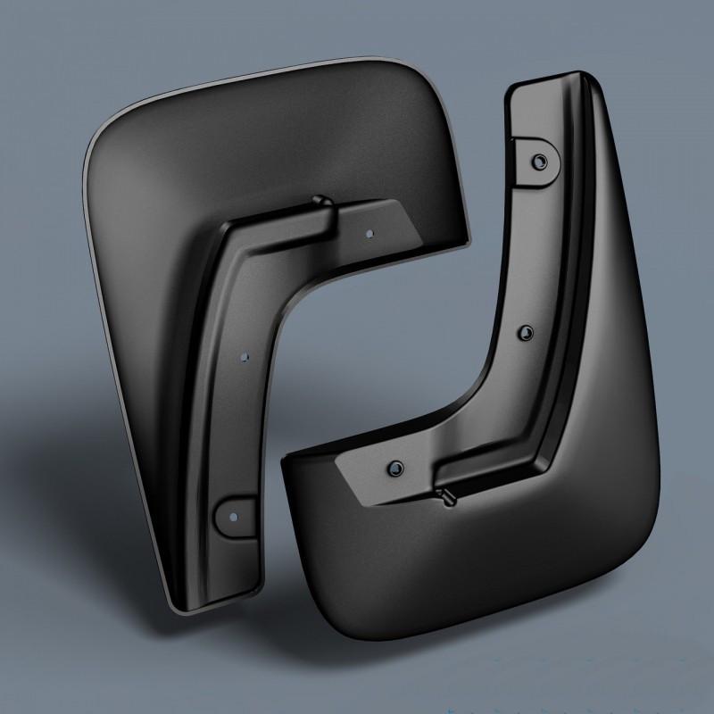 Брызговики автомобильные для Toyota Auris 2006-2009 пластиковые Черный (PZ416-E1961-00)