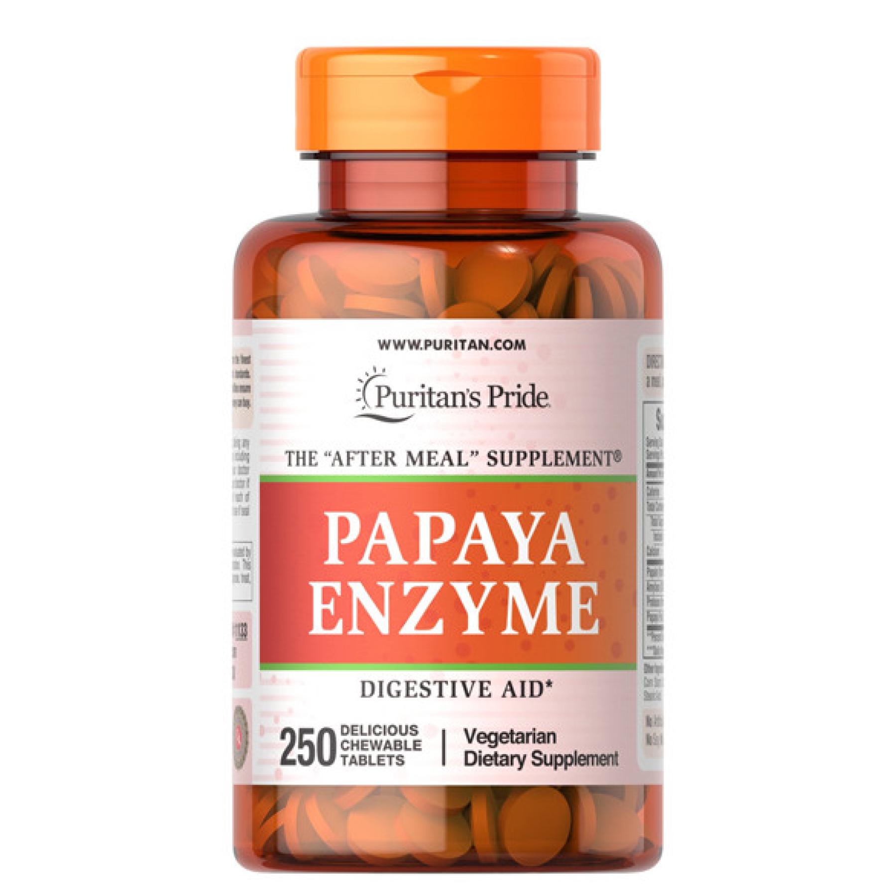 Натуральная добавка Papaya Enzyme 250 tablets (100-13-1481728-20)