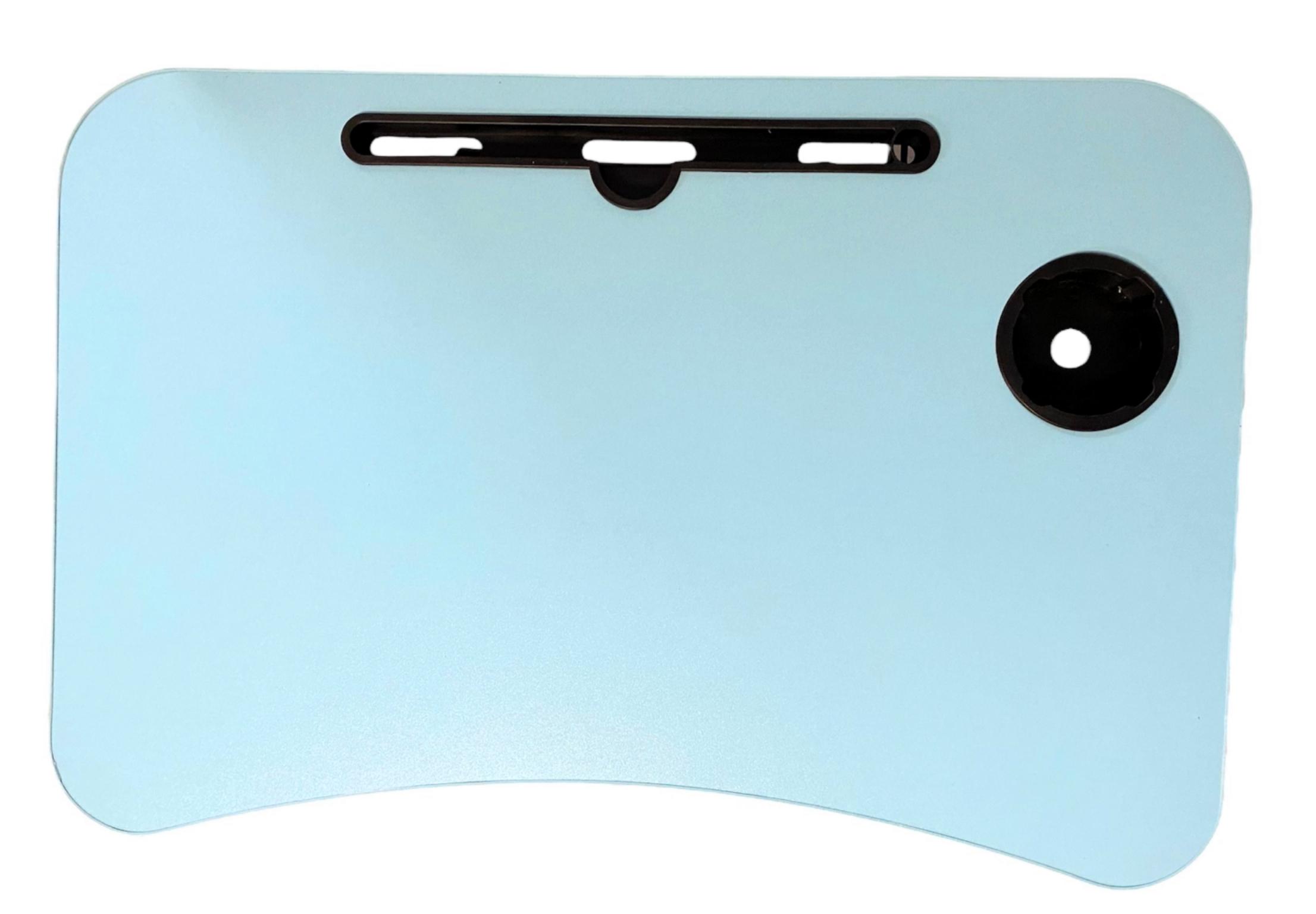 Столик для ноутбука/планшета/сніданків складний переносний стіл в ліжко з підставкою під стакан Блакитний - фото 4 Столик для ноутбука/планшета/сніданків складний переносний стіл в ліжко з підставкою під стакан Блакитний - фото 4