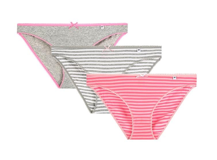 Комплект женских трусов Pretty polly Alice ES013C 3PP L Pink Feeder Stripe (5053014445607)