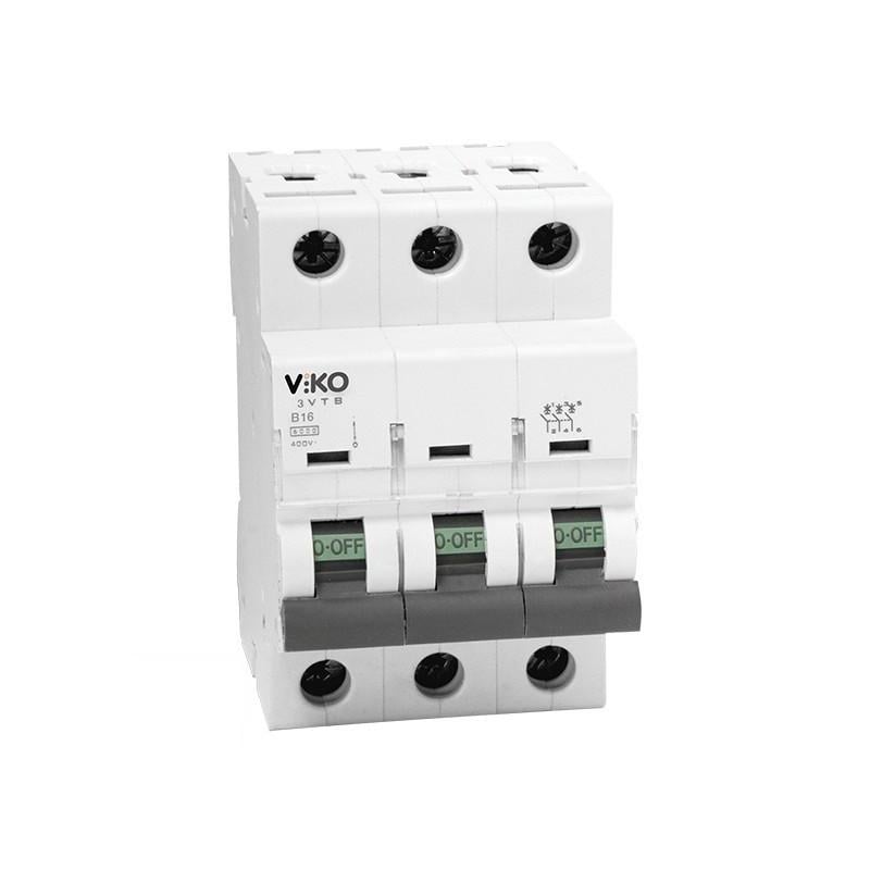 Автоматический выключатель VIKO 4VTB-3C40 40А трехполюсный 4,5 кА