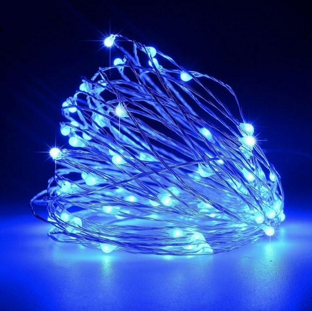 Гирлянда светодиодная Роса 30 LED на USB 3 м Синий Гирлянда светодиодная Роса 30 LED на USB 3 м Синий