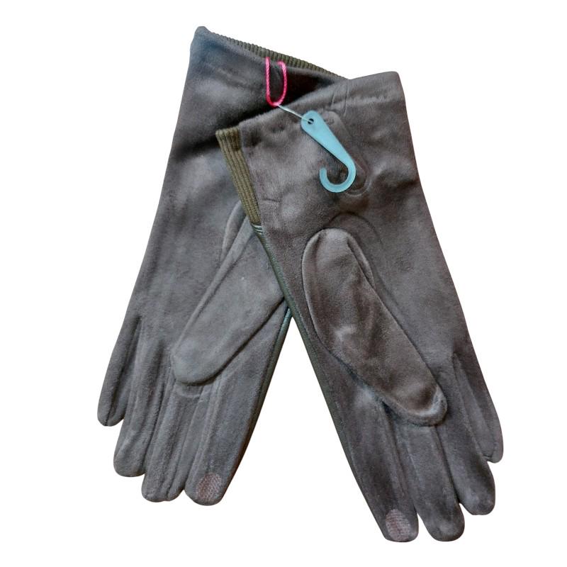 Перчатки женские сенсорные One size Коричневый (261901) - фото 3 Перчатки женские сенсорные One size Коричневый (261901) - фото 3