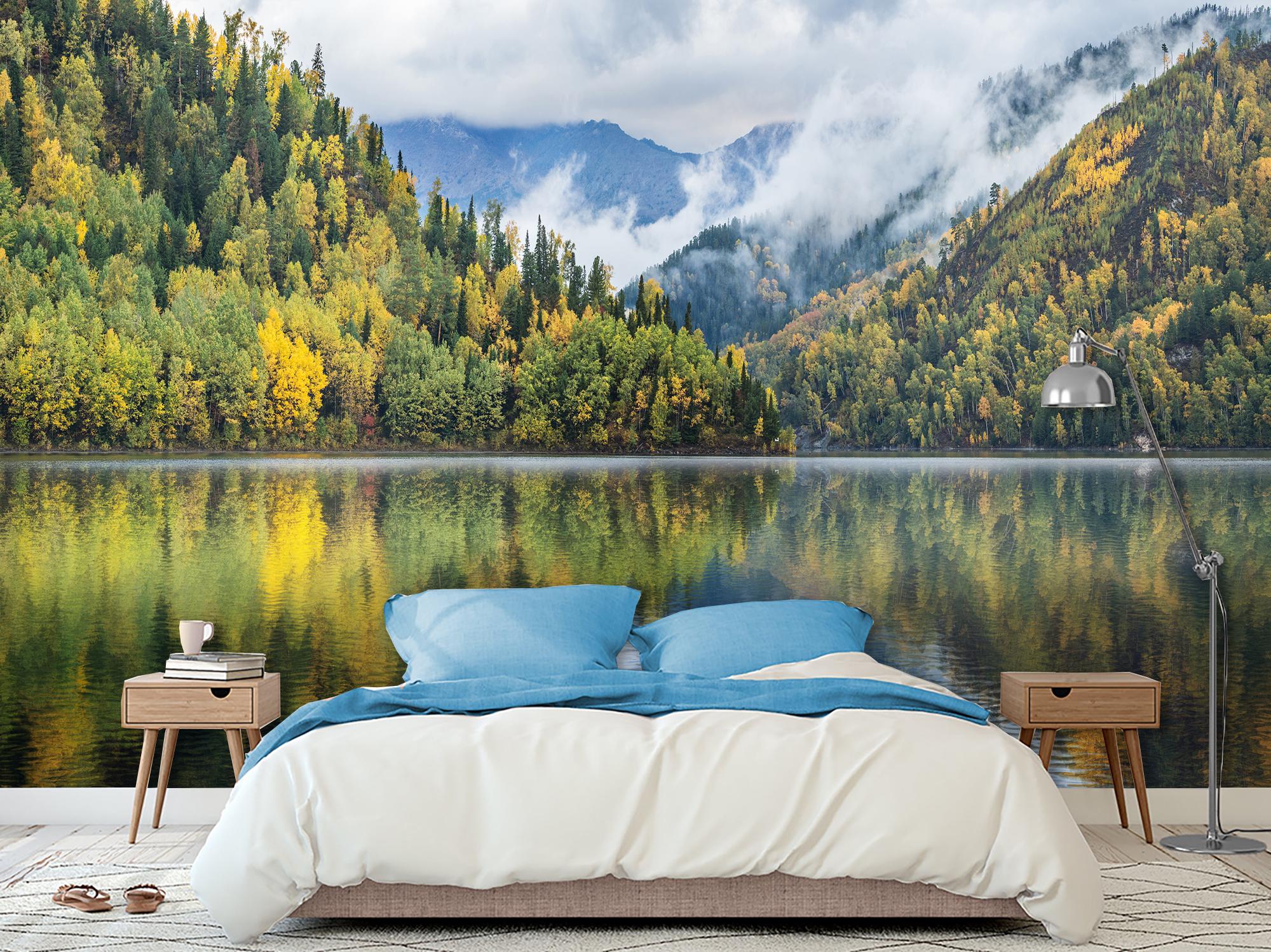 Фотообои флизелиновые Upstream Тишина горного озера 285х190 см (S5NTR-091/4) - фото 2