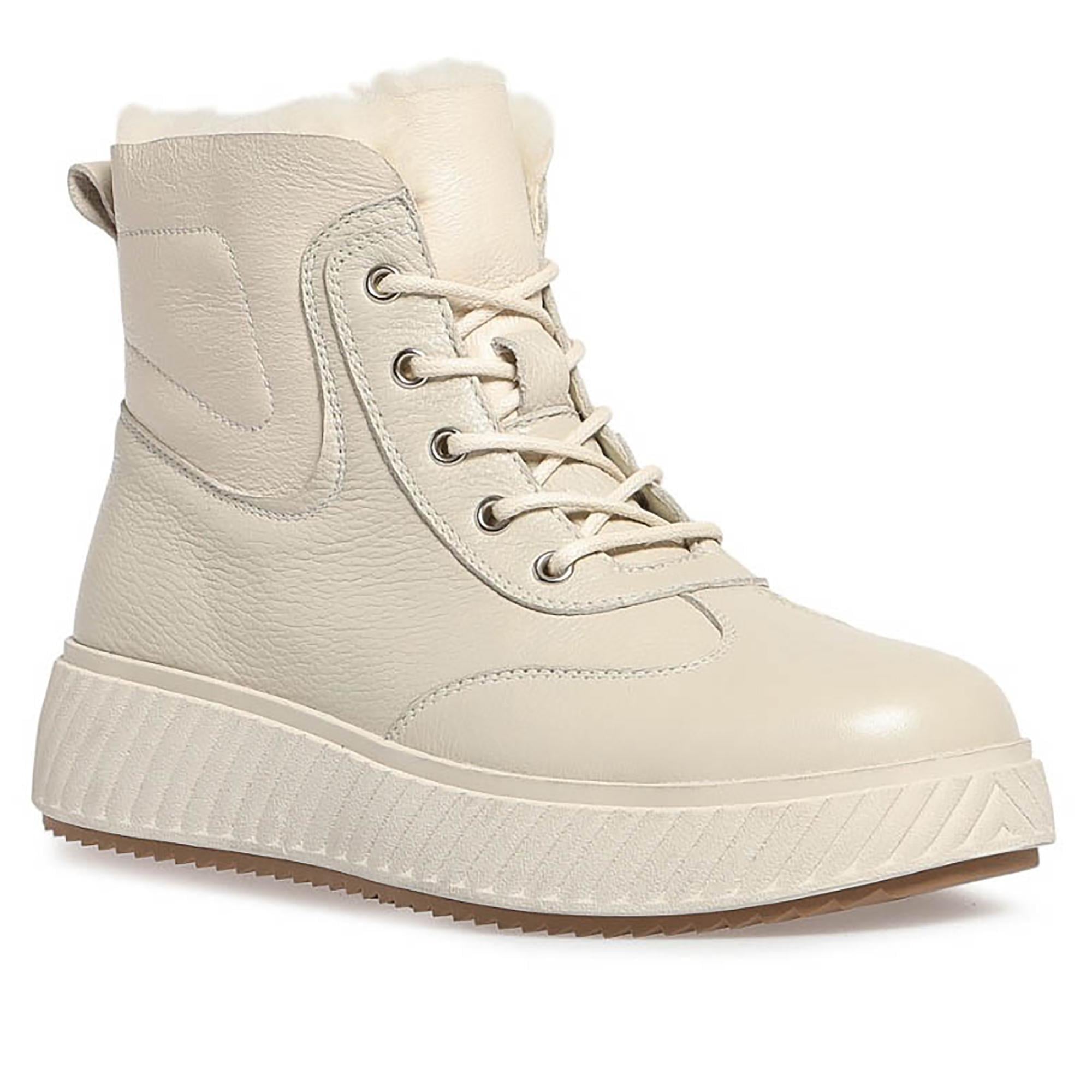 Ботинки женские зимние Wollen повседневные р. 36 Бежевый (013878-36)