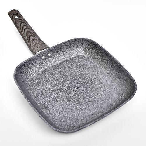 Сковорода-гриль Wooden квадратна BESSER 10299-Д не шліфоване дно 24х24х4см (610127) Сковорода-гриль Wooden квадратна BESSER 10299-Д не шліфоване дно 24х24х4см (610127)