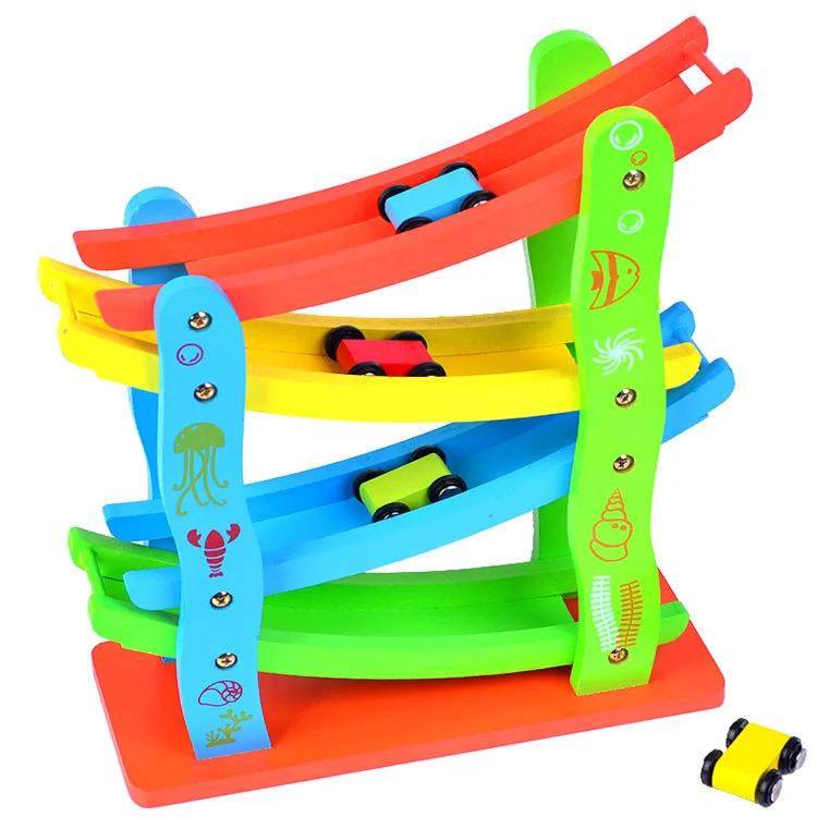 Деревянная игрушка трек с машинками MD 2688 (26199318)