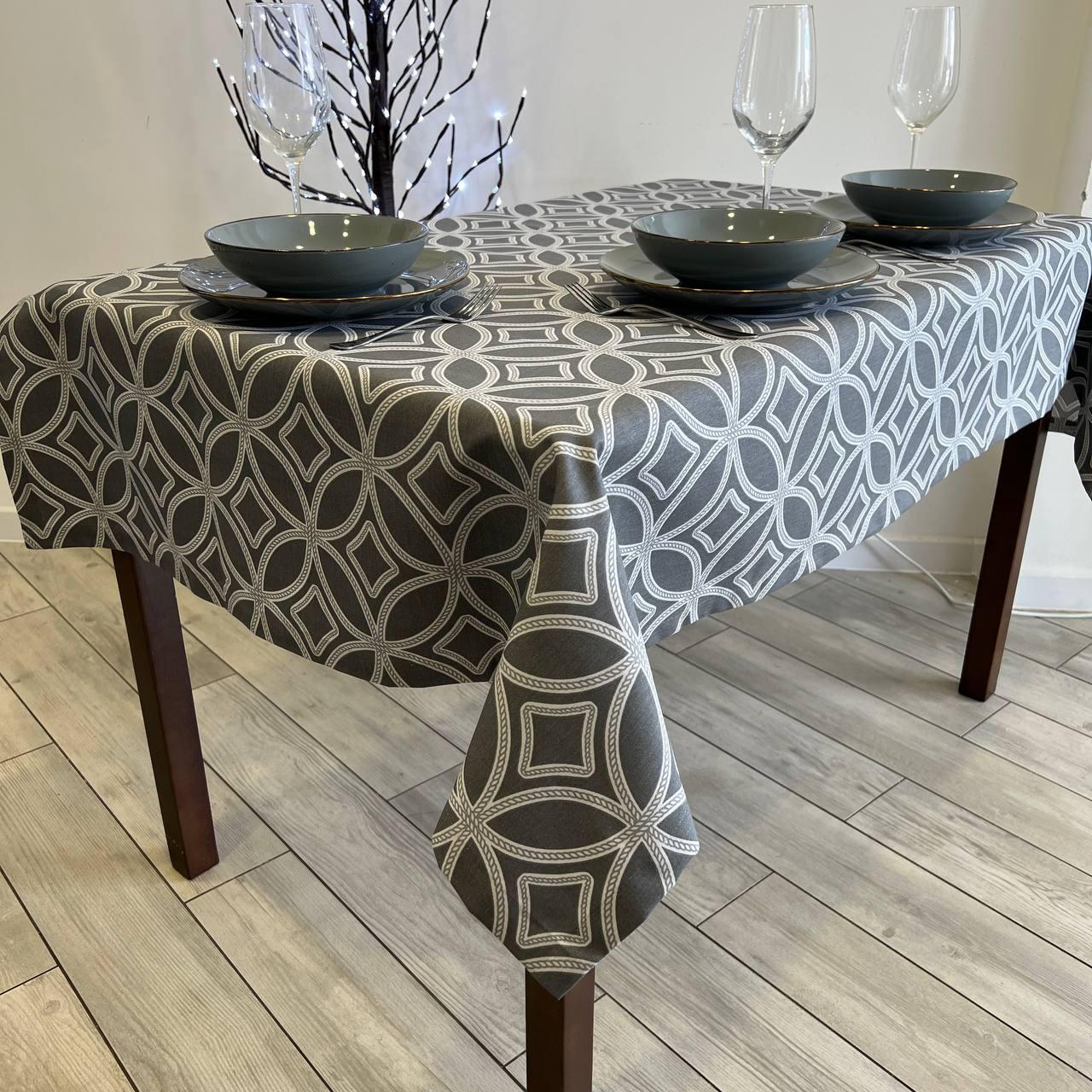 Скатертина водовідштовхувальна тефлонова прямокутна 100x170 см (30081-p1)