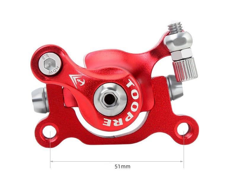 Тормозная машинка дисковая вело Toopre правосторонняя для дисков 120 мм 140 мм 160 мм суппорт колодки адаптер монтажные винты - фото 5