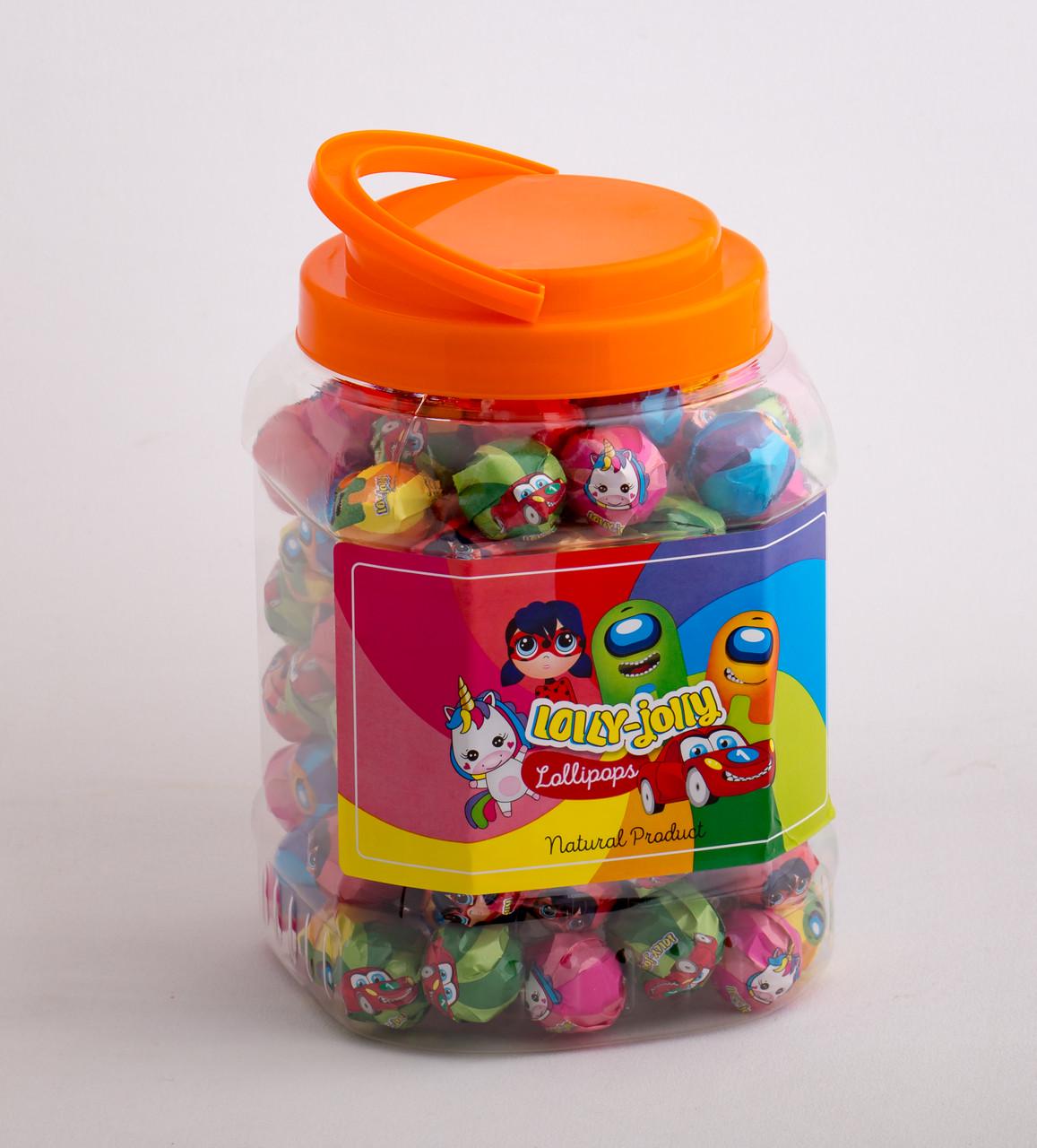 Леденцы на палочке ROKS Lolly-Jolly 12 г 120 шт. 1,44 кг (636)