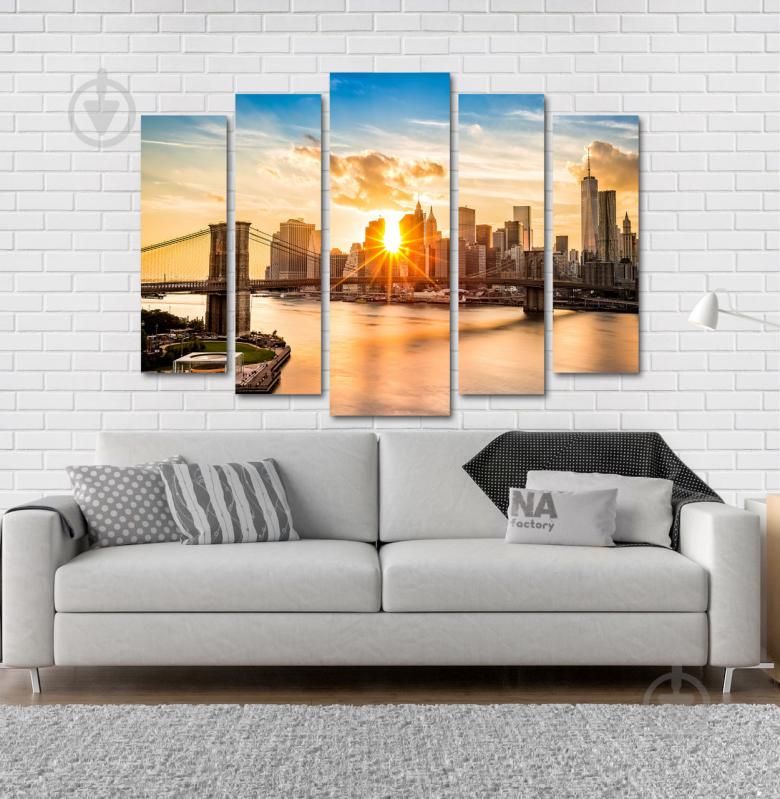 Модульна картина Poster-land Місто Світанок Art-175_5