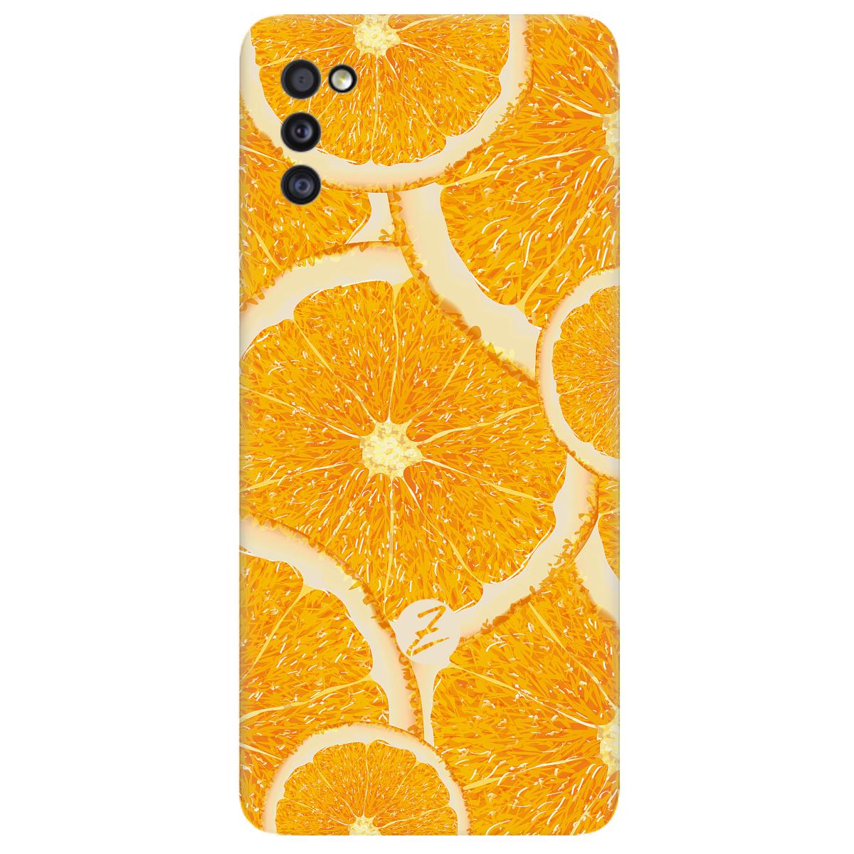 Силиконовый чехол Zorrov для Samsung Galaxy A41 - Orange (14120040093089002)