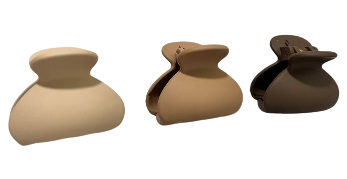 Шпильки крабики для волосся Мінімалізм 3 шт. (357) Шпильки крабики для волосся Мінімалізм 3 шт. (357)