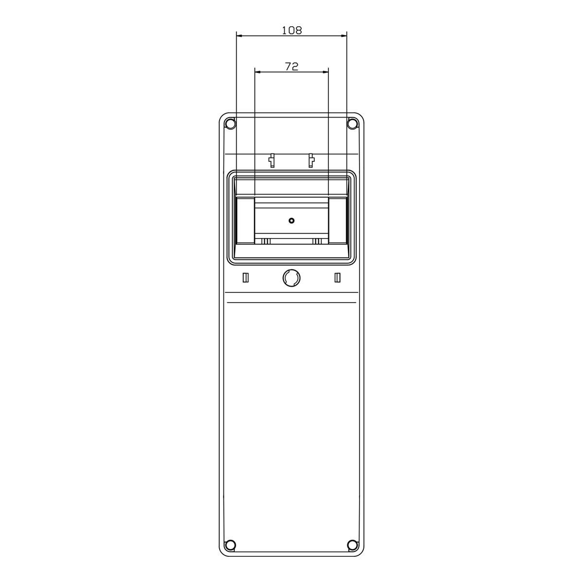 Корпус для силових розеток STAR 1х6 модулів настінний IP65 з шинами N і PE 436x142x137 мм (CSN6PT/RR) - фото 15