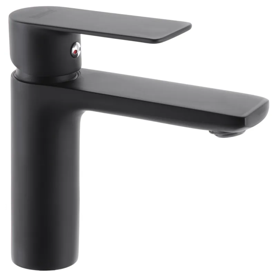 Смеситель для умывальника однорычажный Haiba Alex 001 Black (HB3921)