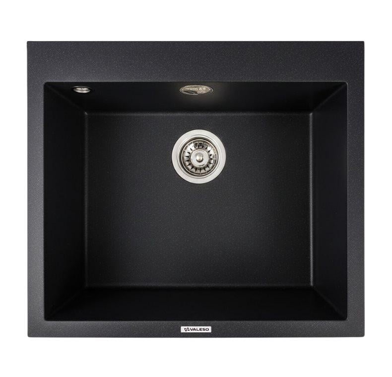 Мийка кухонна Valeso 5750 DAVINA Чорний металік