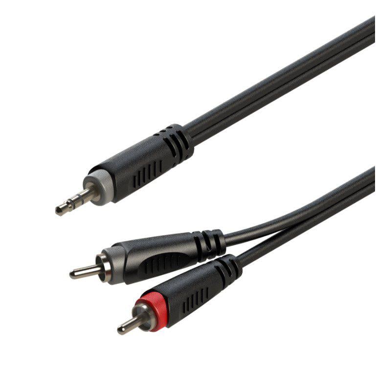 Аудиокабель готовый Roxtone SAY-C150-L2 mini-Jack 3,5 Stereo-2xRCA 2 м