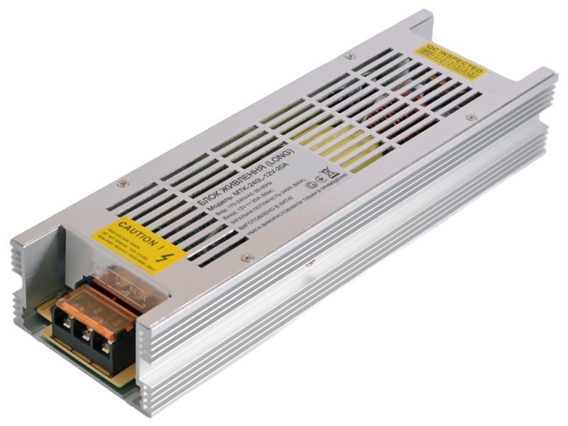 Блок питания MTK IP20 long 12V 240W (23500198)