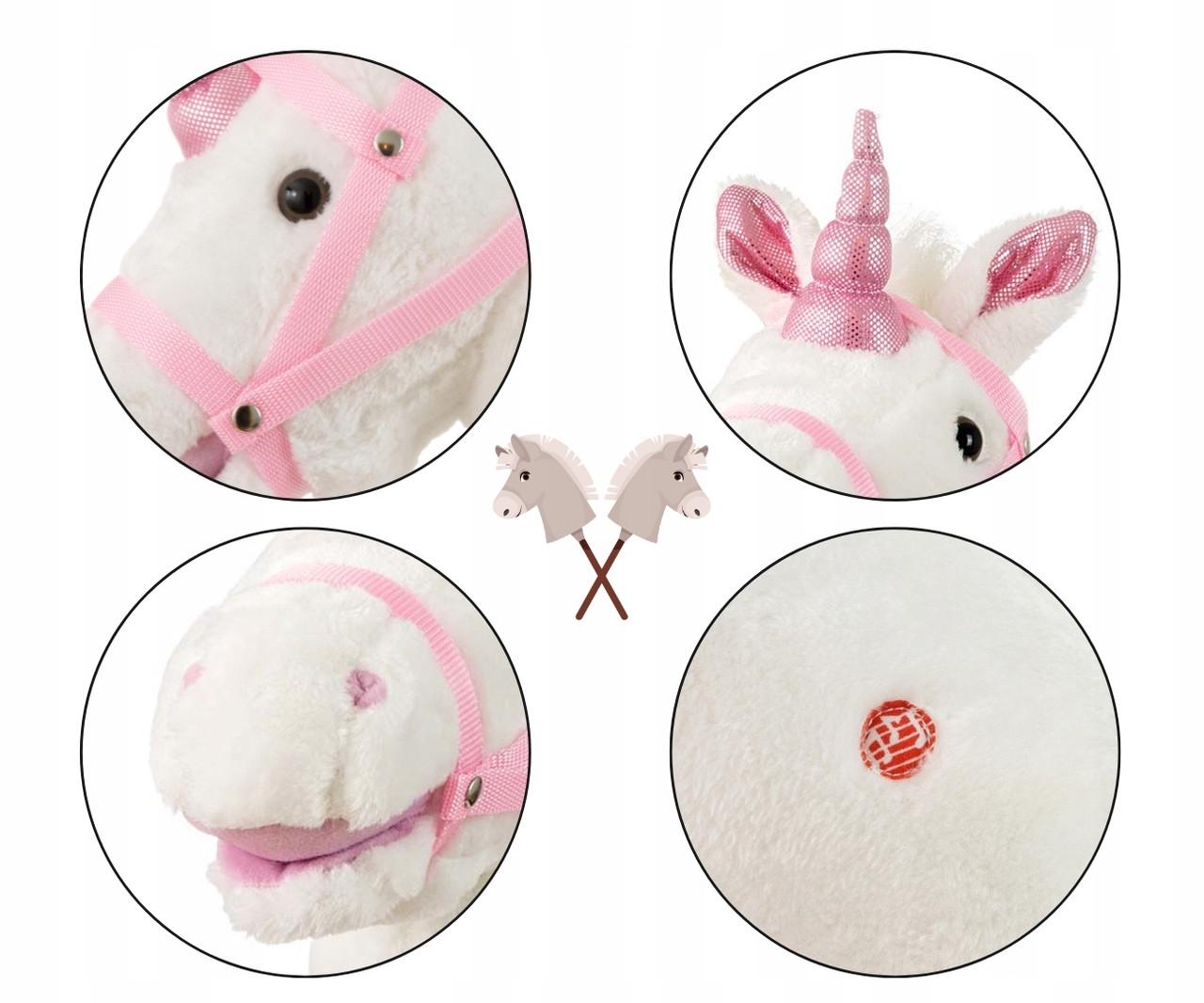 Игрушка детская Milly Mally HOBBY HORSE Единорог Белый (2503842641) - фото 2 Игрушка детская Milly Mally HOBBY HORSE Единорог Белый (2503842641) - фото 2