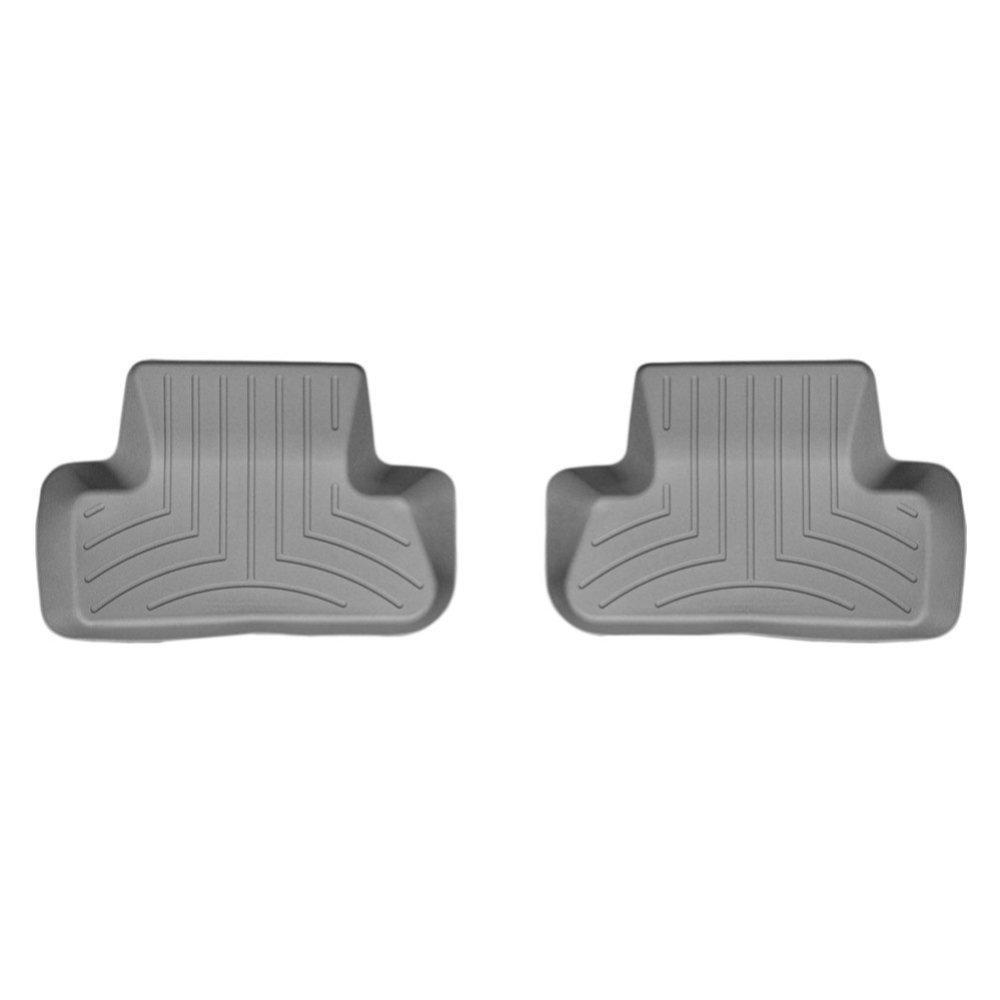 Килимки в салон задні WeatherTech для Audi Q5 2008- з бортиком Сірий (462302)