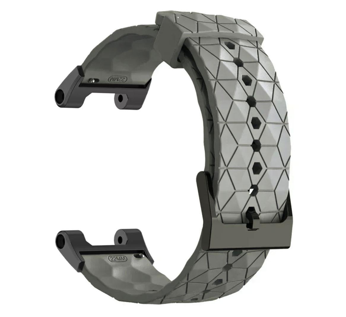 Ремешок Primolux Dimond силиконовый для часов Xiaomi Amazfit T-Rex A1918 / T-Rex Pro A2013 Grey (2956658384)