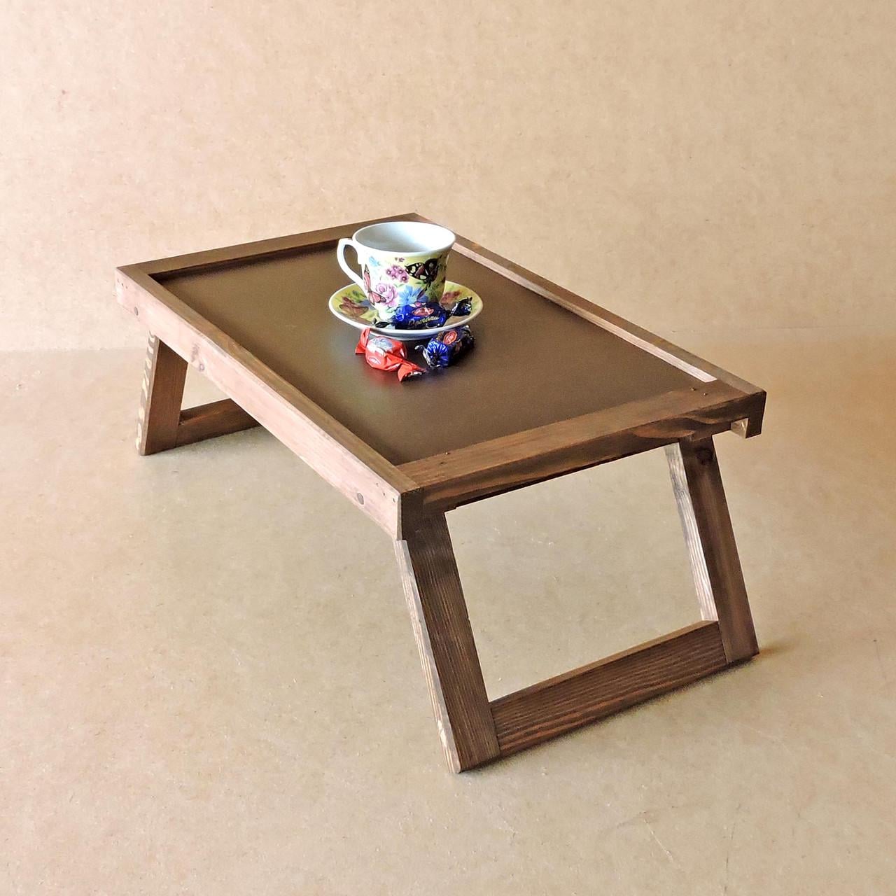 Столик-поднос для завтрака из дерева Невада Капучино (СТП-001409)