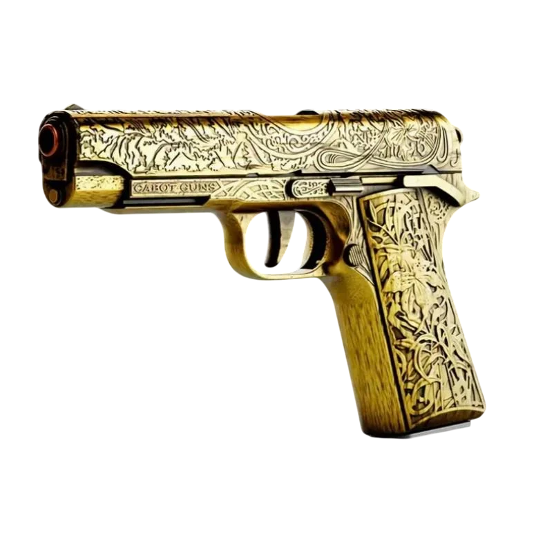Игрушечный детский механический пистолет Кольт М1911 стреляет пластиковыми пулями с гильзой (ОР1)