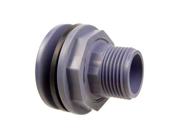 Врезка в бак 1" Серый